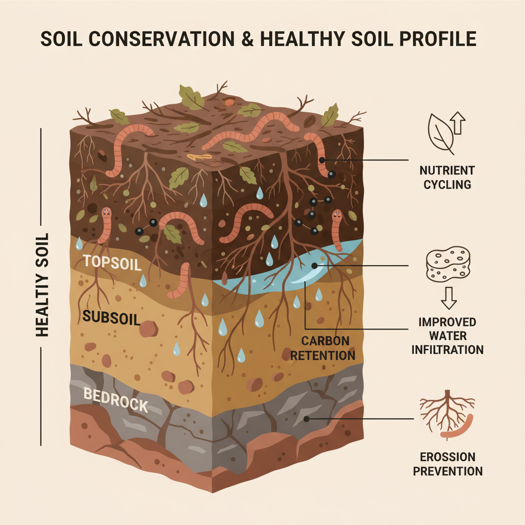 Soil Conservation Illustration